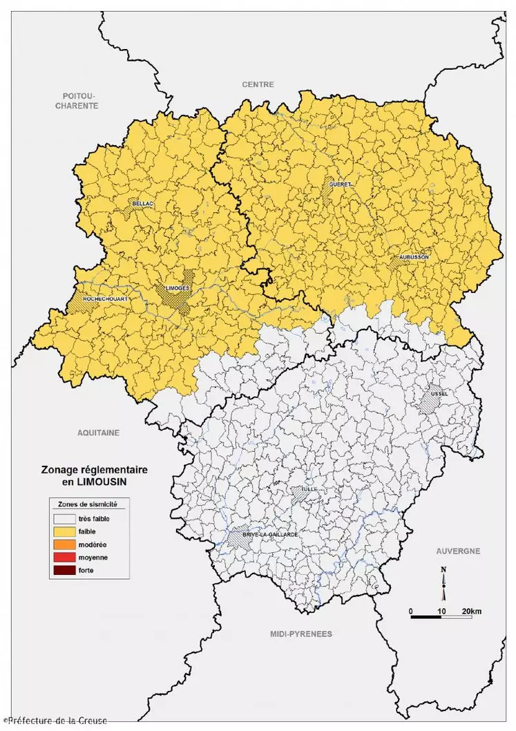 Nouvelle carte des risques en Creuse