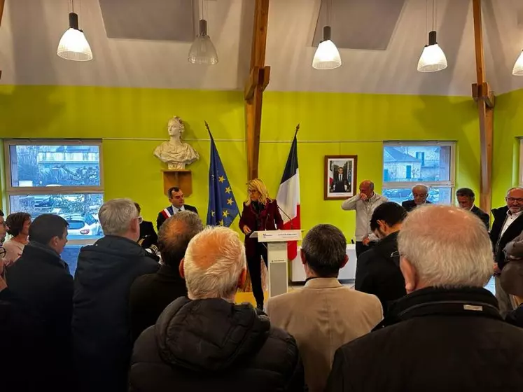 La ministre a été accueillie en Corrèze le 21 décembre dernier.