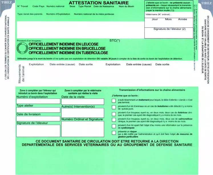 Depuis le 1er février 2009, toutes les Asda transmises sur notre département portent de nouvelles rubriques utiles à l’information sur la chaîne alimentaire (ICA). Le dispositif ICA doit permettre, grâce aux déclarations des éleveurs, de rationnaliser les abattages (gestion des animaux à risque) ainsi que les inspections vétérinaires. Il porte sur 4 maladies et 2 types de dangers qui peuvent exister en élevage et se retrouver dans les viandes. Ces ICA sont à transmettre depuis ...