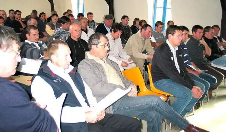 L'assemblée des adhérents au Herd Book Limousin de la Creuse.