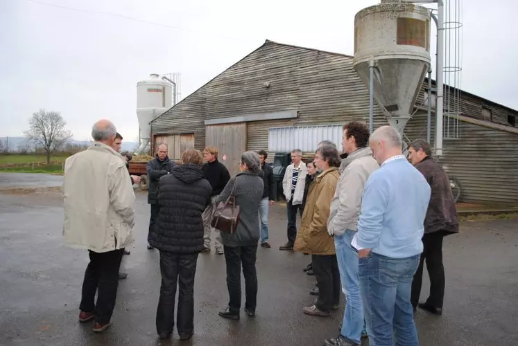 Premier bilan du programme de recherche Massif central sur la mortalité des agneaux, la semaine dernière, au lycée agricole Volzac de Saint-Flour.