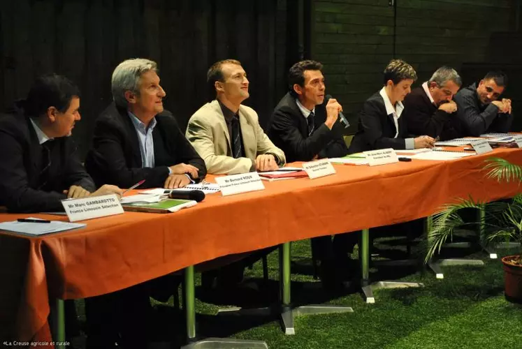 L’assemblée a eu lieu dans le ring du Pôle de Lanaud
