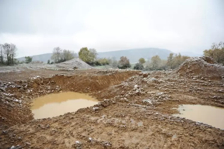 Les travaux en cours à La Canourgue