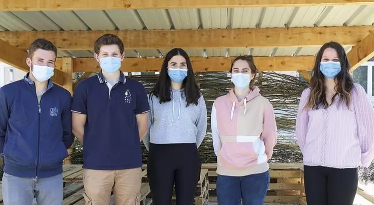 Pour la première édition du challenge France terre de lait des lycées agricoles, l'équipe de cinq élèves constituée dans la classe de BTS première année s'est illustrée en terminant quatrième.