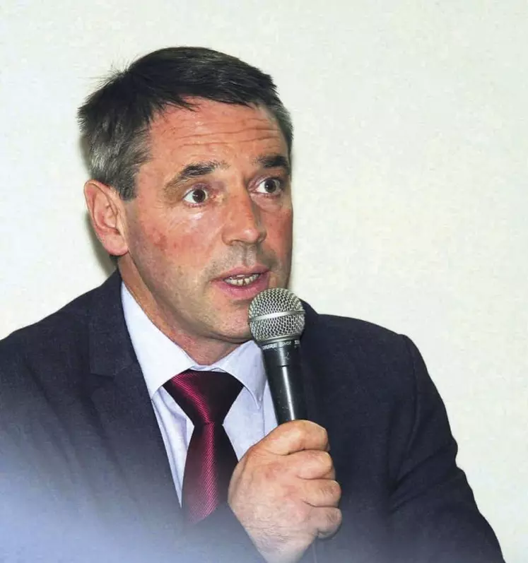 Emmanuel Bernard, président de la section bovins d’Interbev et vice-président de la FNB.