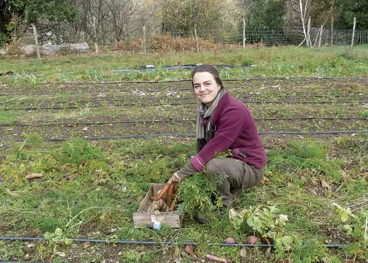 La jeune femme s'est installée en mars dernier à Saint-Étienne-Vallée-Française, après un appel à candidatures porté par le PETR sud Lozère.