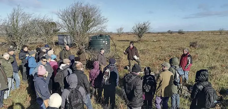 Visite d’une exploitation impliquée dans le programme Burren.