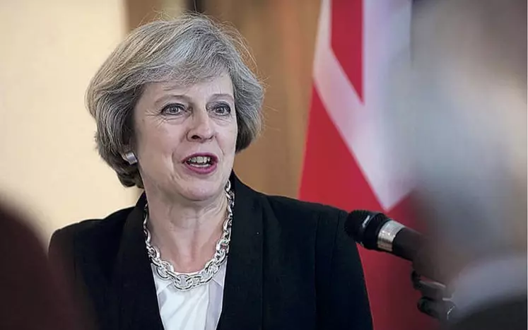 Theresa May, première ministre du Royaume-Uni.