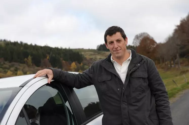 Maxime Colomb, technicien à la chambre d’agriculture de Lozère, conseiller spécialisé en agriculture biologique.