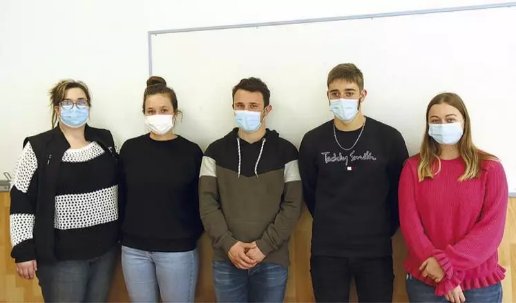 Julien Gravejat, Léo Bouquet, Delphine Dallo et Élisa Fievet, élèves au lycée agricole Terre nouvelle, étaient sélectionnés pour se rendre aux épreuves des Ovinpiades régionales.