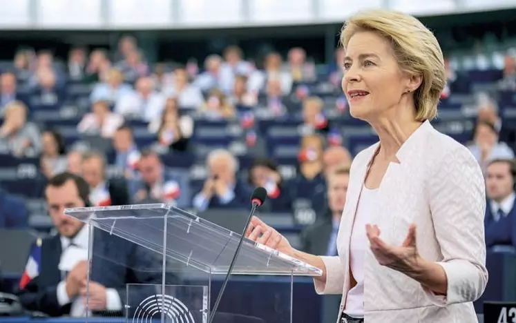 En matière agricole, Ursula von der Leyen propose de lancer une nouvelle « stratégie de la ferme à la fourchette » sur l’alimentation durable.