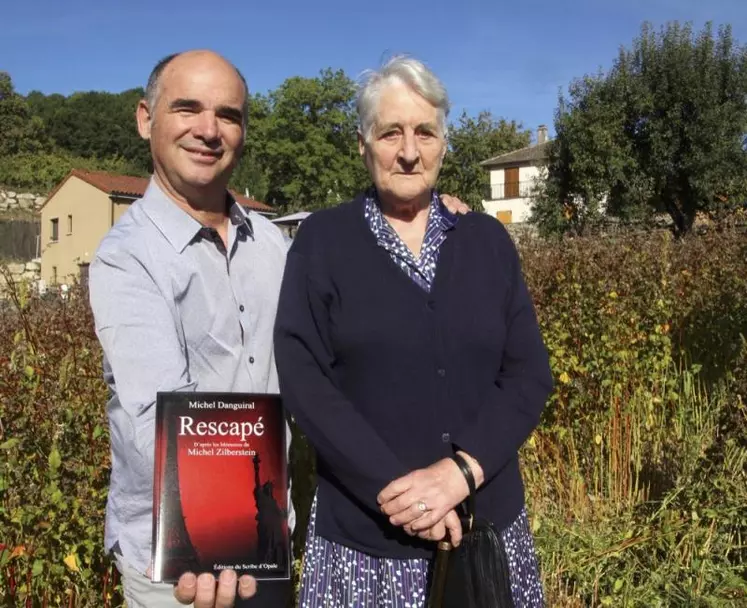 L’ouvrage de Michel Danguiral s’appuie sur les mémoires de Michel Zilberstein et de Marcelle Tarrié (ici à ses côtés).