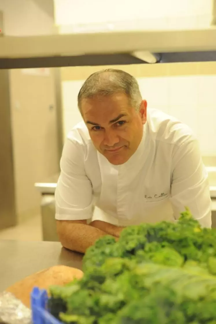 Éric Cellier, chef du restaurant de la Maison de la Lozère à Montpellier.