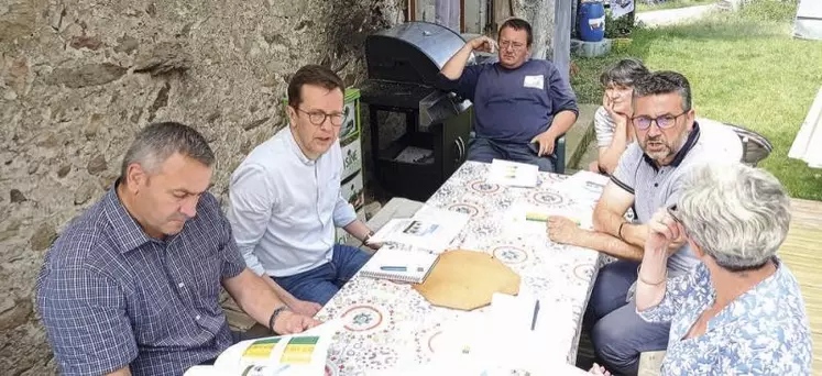 Les acteurs de l'APLM ont rencontré les responsables de Système U