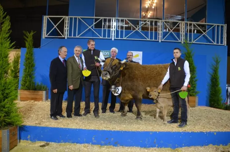 Usange du Gaec Brunel remporte le 1er Prix des Aubrac