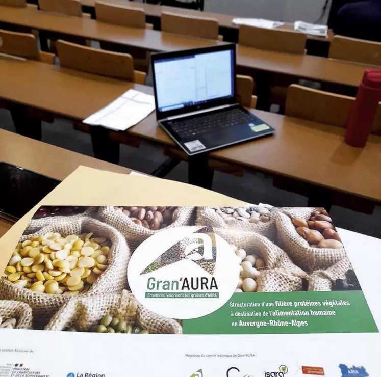 À travers le projet GranAura, lancé par la chambre régionale d'agriculture Auvergne-Rhône-Alpes, une filière régionale de protéines végétales commence à se structurer.