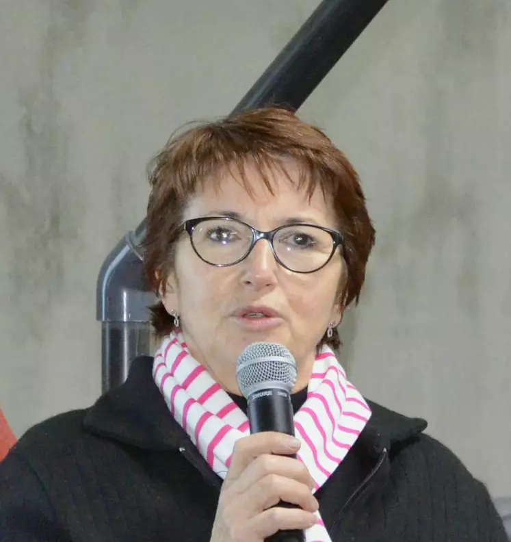 Christiane Lambert, présidente de la FNSEA.