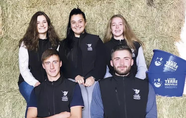 Étienne Paulet, Marine Forestier, Lorine Miramand, Julien Bonnal et Francesca Luciani participeront au TNLA du prochain Salon international de l’agriculture de Paris.