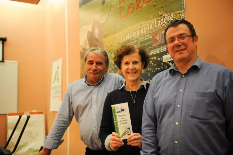 Paul Gidon, Brigitte Brugeron et Denis Pit vous invite à suivre les formations de la Chambre d'agriculture sur la vente en circuits-courts dès jeudi 28 novembre 2013.
