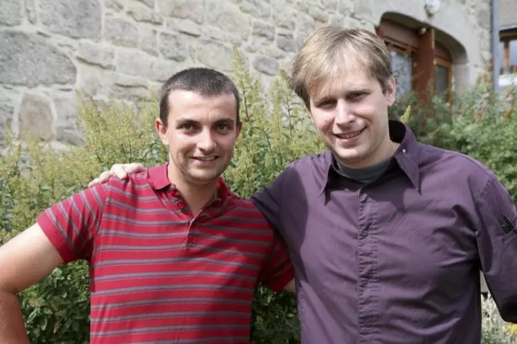 Jérémy Vaissié et Julien Izarn, le chef du Château d’Orfeuillette.