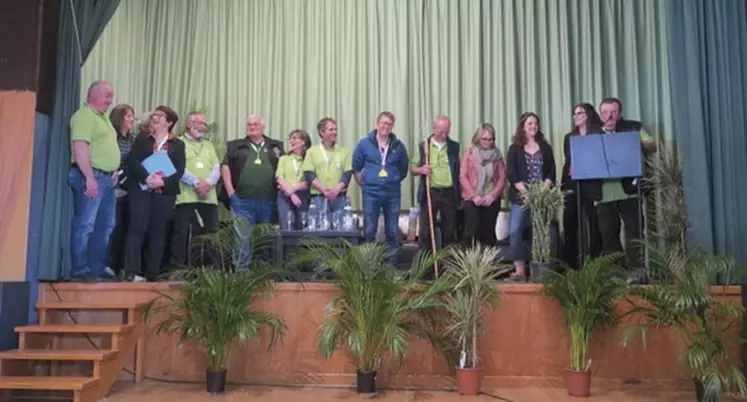 De nombreux éleveurs et professionnels de la filière ovine avaient fait le déplacement en Ardèche pour participer à l’assemblée générale de la FNO.