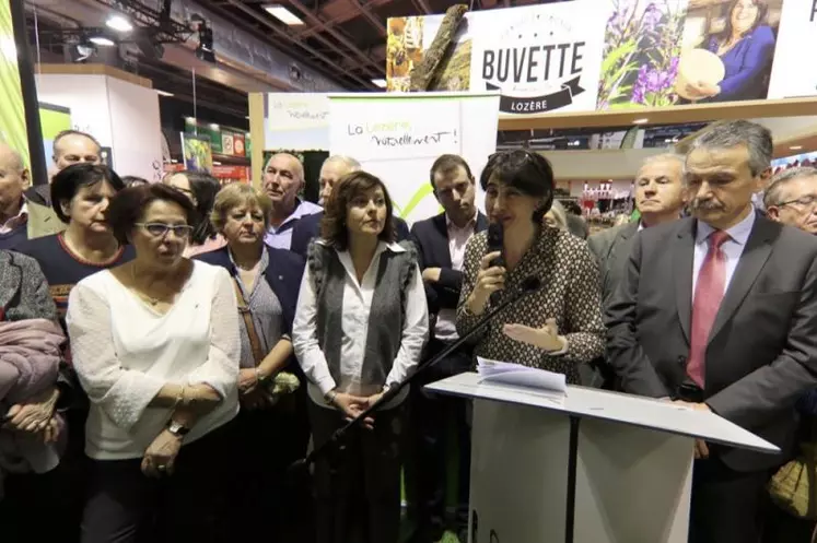 Lundi dernier, la délégation lozérienne a inauguré le stand du département.