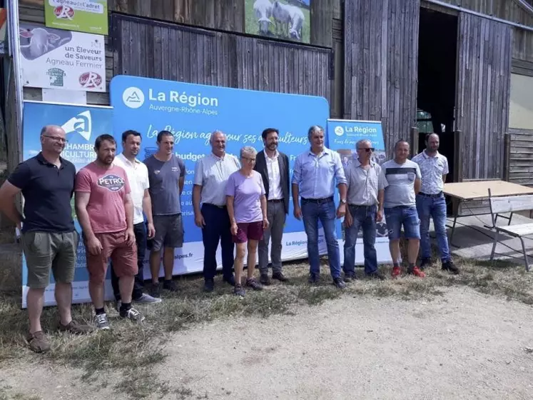 Le plan de filière ovine de la région Auvergne-Rhône-Alpes a été officiellement signé sur une exploitation de Haute-Loire le 13 juillet.