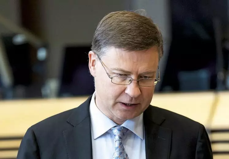 Valdis Dombrovskis, commissaire au Commerce.