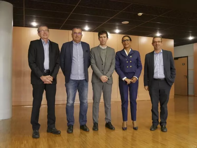 Le 3 octobre, les responsables du Fafsea ont profité du Sommet de l’élevage pour rencontrer les partenaires sociaux.
