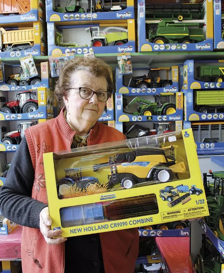 « Le tracteur a encore sa place sans le cœur des enfants », Anne-Marie Racca, 73 ans.