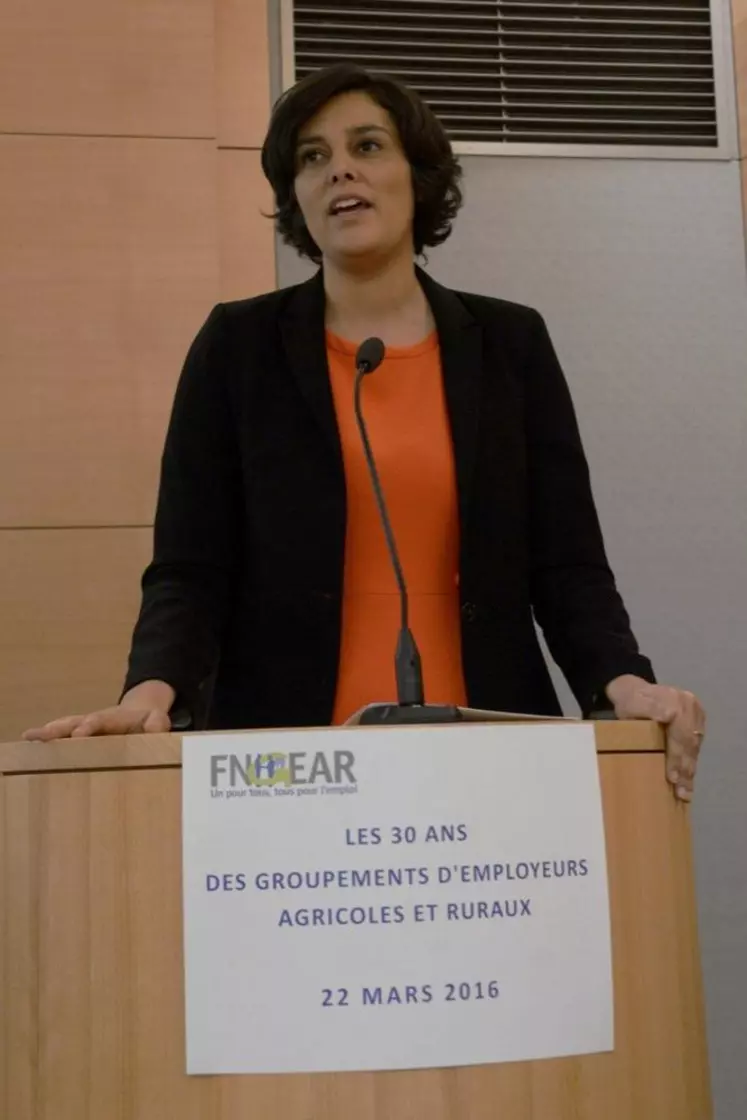 Myriam El Khomri, ministre du Travail.