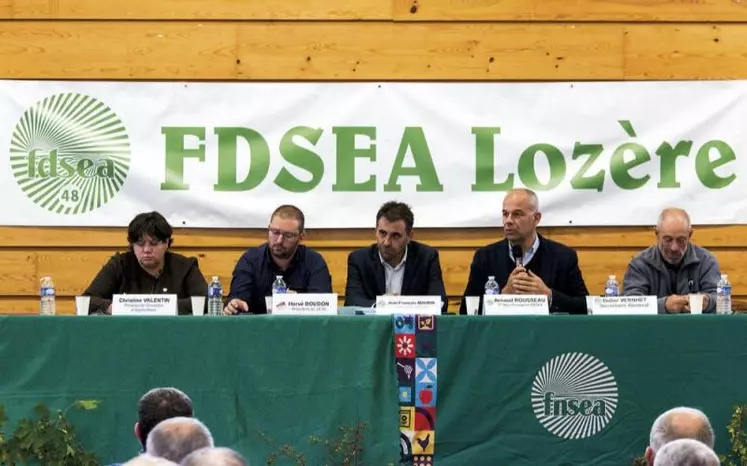 Lors de son congrès, jeudi 3 novembre, la FDSEA avait choisi comme fil conducteur : Quel avenir pour l'agriculture lozérienne dans dix ans ? Un débat conduit par Arnaud Rousseau, premier vice-président de la FNSEA, invité par l'organisation départementale pour l'occasion.