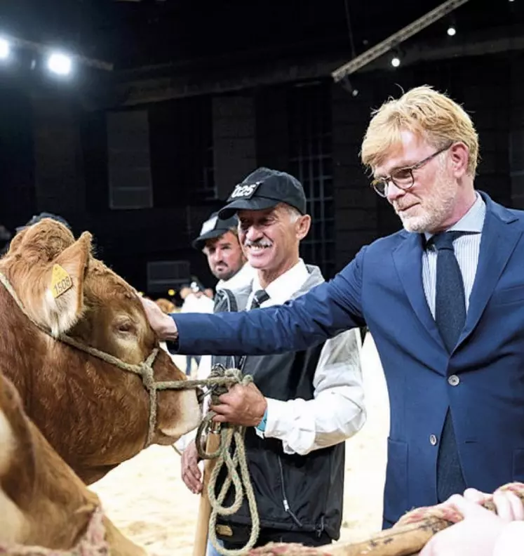 En visite au Sommet de l'élevage le 3 octobre, le ministre de l'Agriculture a présenté un « plan de reconquête de notre souveraineté d'élevage ».