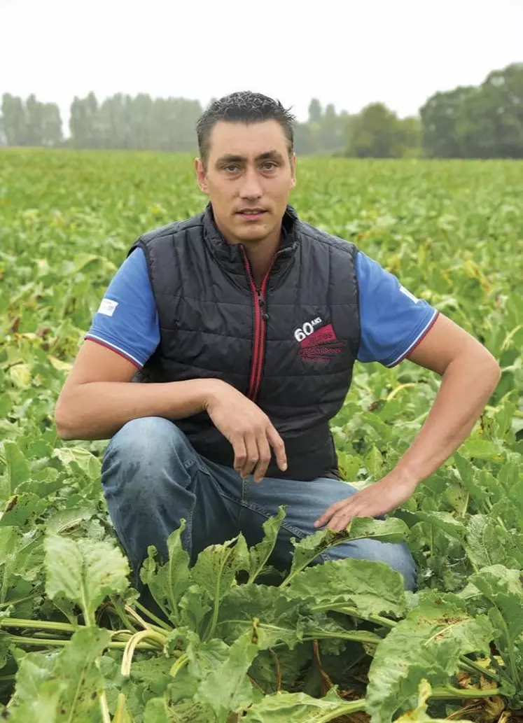 Samuel Vandaele, président des Jeunes agriculteurs de France.