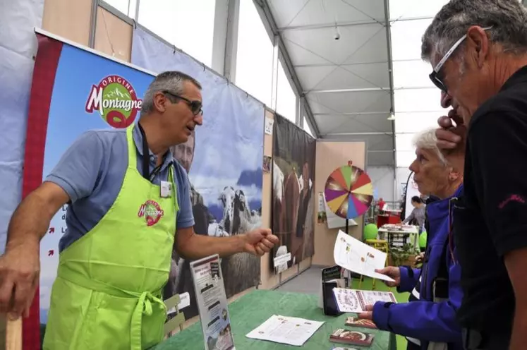 Origine Montagne participe à de nombreux évènements grand public pour promouvoir ses produits.
