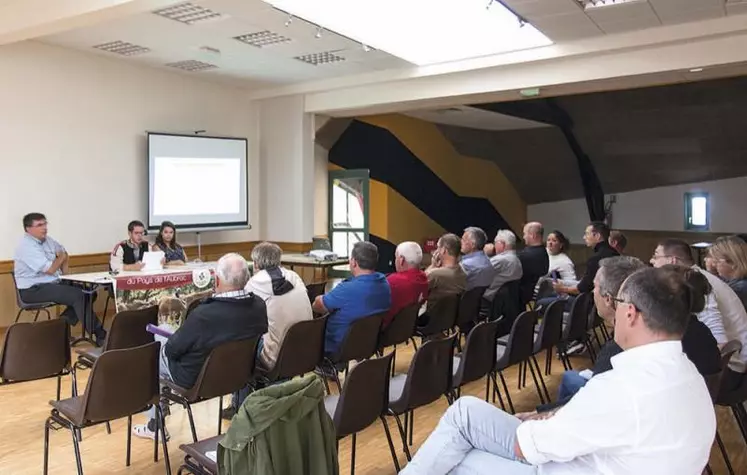 Une trentaine de personnes a fai le déplacement lundi dernier pour assister à l’assemblée générale.