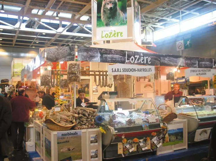 Depuis de nombreuses années la Lozère est présente au SIA (ici en 2004).
