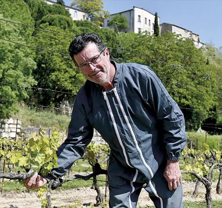 Christian Ruffinatto, vigneron et maire de Ménerbes.