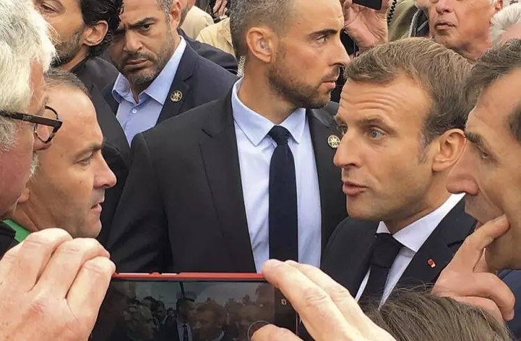 Les échanges ont été parfois vigoureux avec les représentants professionnels, ici avec Yannick Fialip (Haute-Loire) et Thierry Jamot (Creuse).