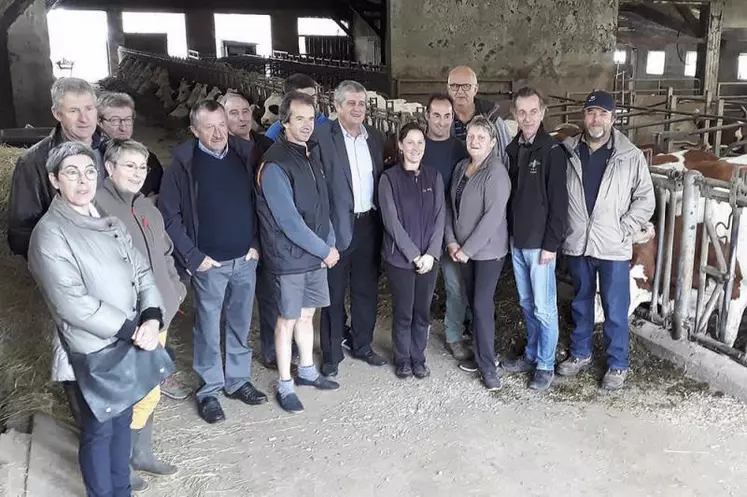 MontLait a présenté son nouveau produit au Gaec de la Bousse, dans le Puy-de-Dôme, où les trois associés ont rejoint l’APLM en 2016.