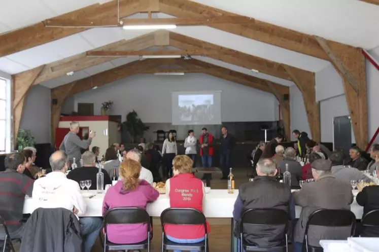 Tous les bénévoles et tous les partenaires étaient invités au repas de remerciement.