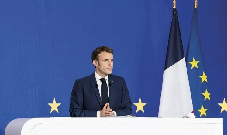 Conférence de presse pour la présidence française du Conseil de l’Union Européenne.