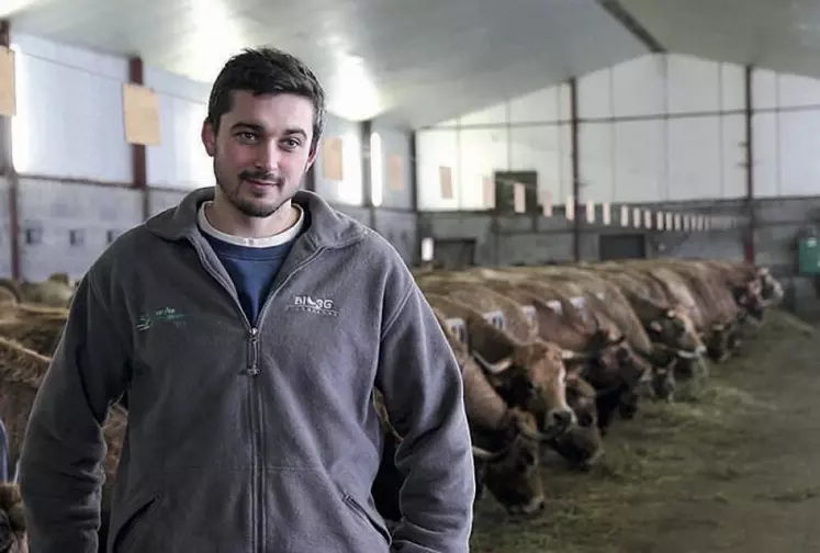 Jérémy Cathalan s’est installé après un an de parrainage.