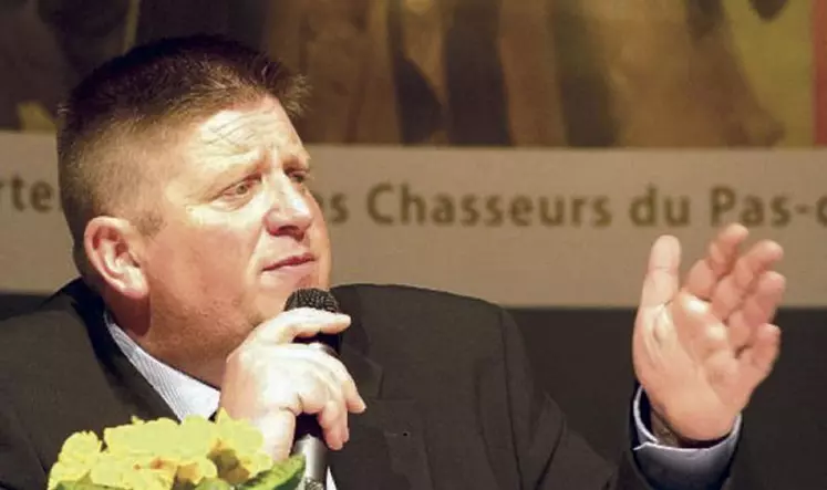 Willy Schraen est le président de la fédération nationale des chasseurs (FNC) depuis août 2016.