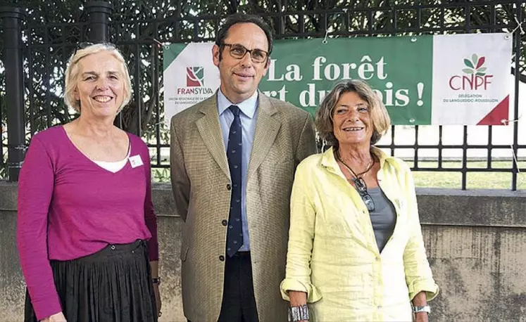 Pour Sylvie Coisne, Antoine d’Amécourt et Jeannine Bourrely, la communication est la clé pour l’image de la sylviculture.