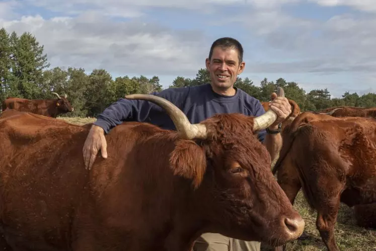 « Ne pas brusquer les animaux, de bonnes matières premières, une maîtrise de la gestion de l'alimentation », voilà la philosophie de Laurent Farges.