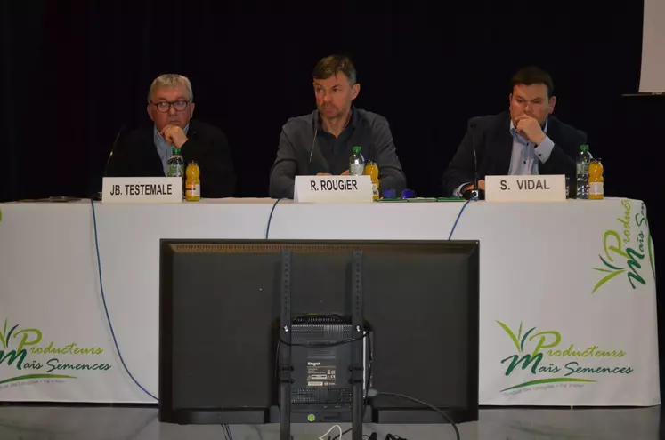 Régis Rougier, président du syndicat des producteurs de maïs semence des Limagnes et du Val d'Allier.