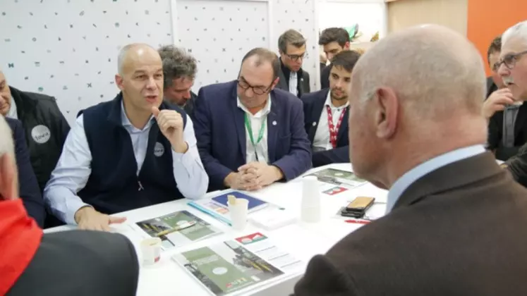 Rencontre entre Alain Rousset, président du Conseil régional de Nouvelle-Aquitaine, et Arnaud Rousseau, président de la FNSEA.