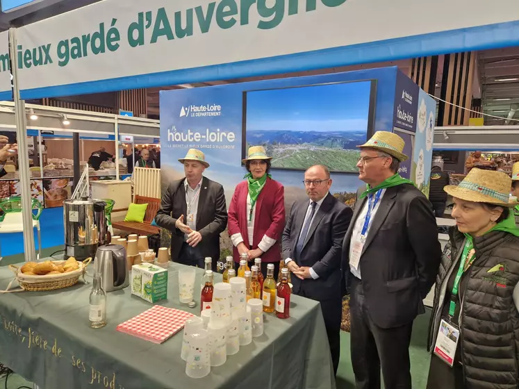 Sur le stand Haute-Loire....