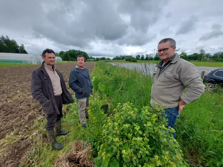 Francois Tessari, Frederic Delbaere et Stephane Quinio.